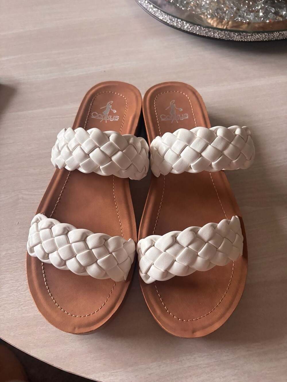 Corkys Women's Braided Slide Sandal